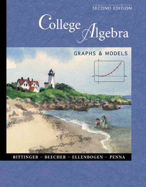 College Algebra Graphs and Models cover