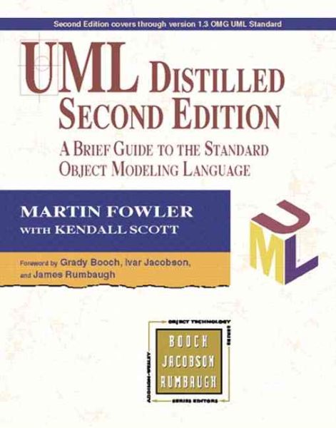 UML Distilled: A Brief Guide to the Standard Object Modeling Language (2nd Edition) cover
