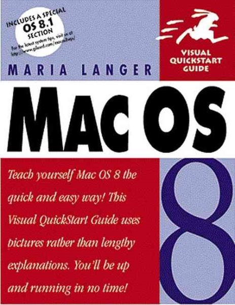 Mac OS 8 (Visual QuickStart Guide) cover