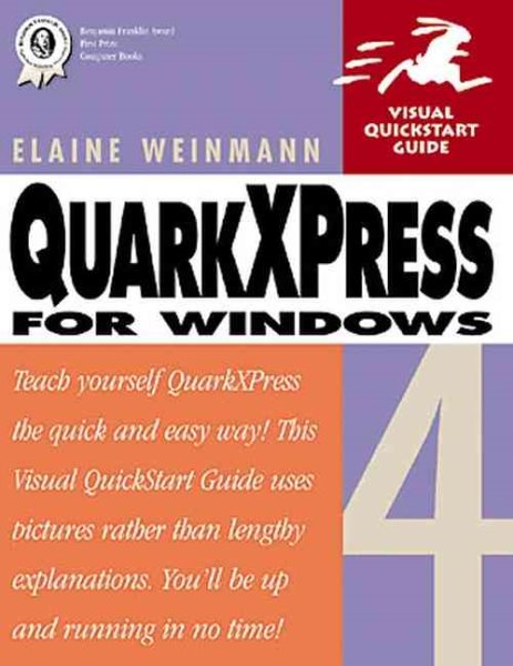 QuarkXPress 4 for Windows (Visual QuickStart Guide) cover