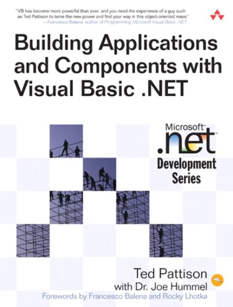 Building Applications and Components with Visual Basic .NET cover