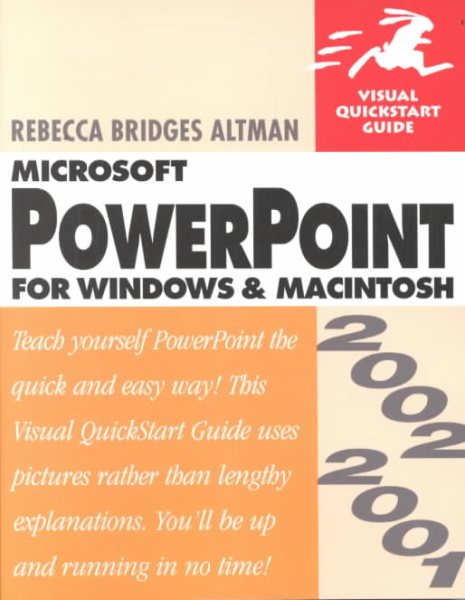 PowerPoint 2002/2001 for Windows & Macintosh (Visual QuickStart Guide) cover