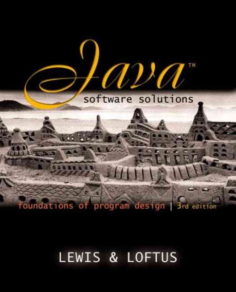 Java Software Solutions: Foundations of Program Design, Update JavaPlace