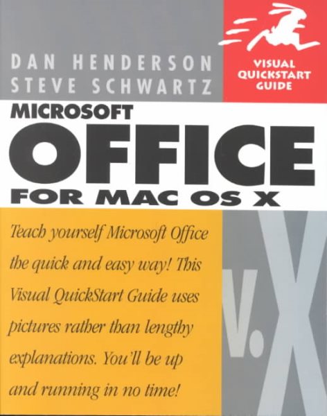 Microsoft Office v.X for Mac OS X (Visual QuickStart Guide) cover