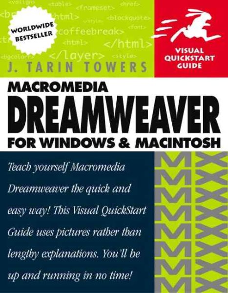 Macromedia Dreamweaver MX for Windows & Macintosh cover