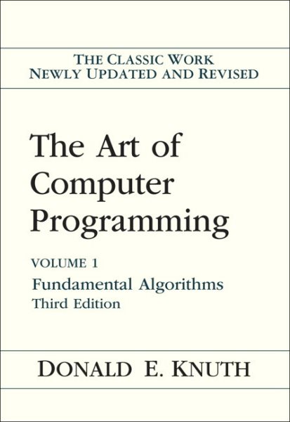 The Art of Computer Programming, Vol. 1: Fundamental Algorithms, 3rd Edition cover