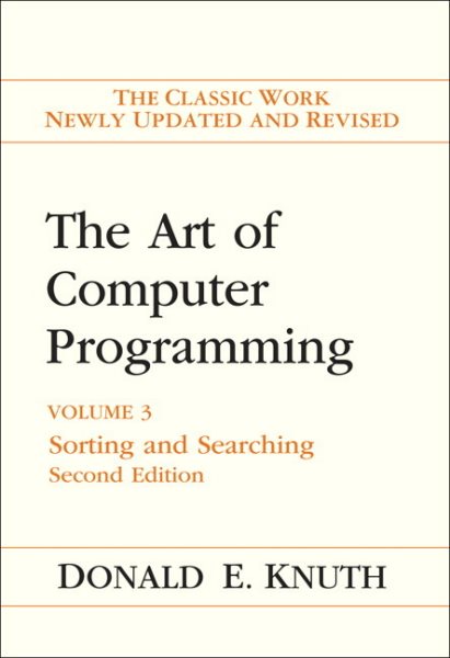 The Art of Computer Programming: Volume 3: Sorting and Searching (2nd Edition) cover