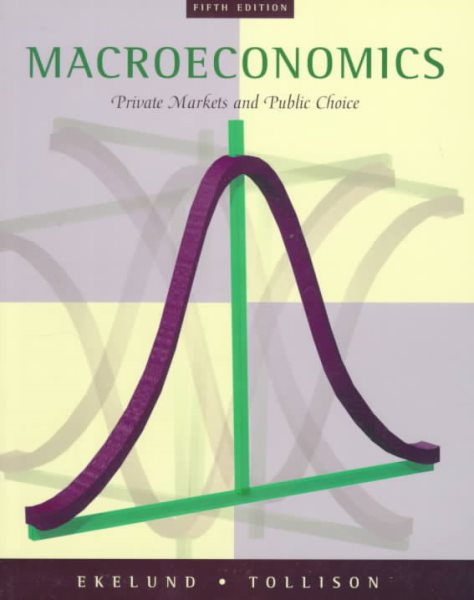 Macroeconomics: Private Markets and Public Choice cover