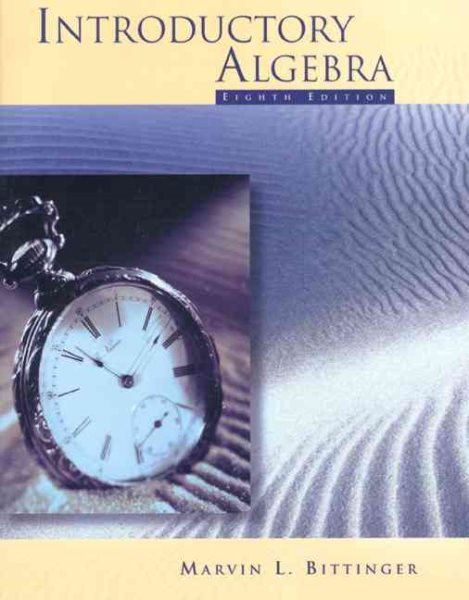 Introductory Algebra (8th Edition) cover