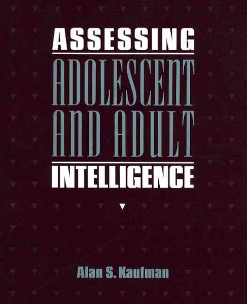 Assessing Adolescent and Adult Intelligence cover