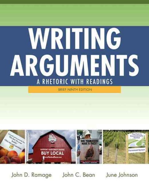 Writing Arguments: A Rhetoric with Readings, Brief Edition (9th Edition) cover