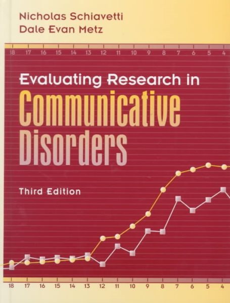 Evaluating Research in Communicative Disorders cover