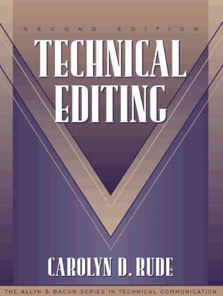 Technical Editing (Part of the Allyn & Bacon Series in Technical Communication) cover