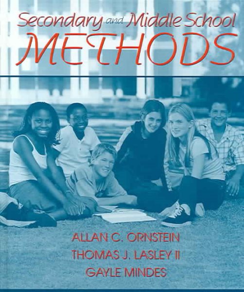 Secondary And Middle School Methods cover