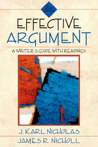Effective Argument: A Writer's Guide with Readings (2nd Edition) cover