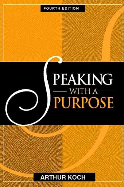 Speaking With a Purpose cover