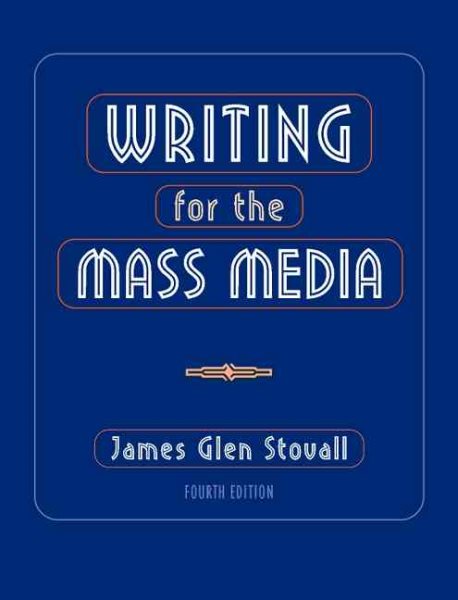 Writing for the Mass Media cover