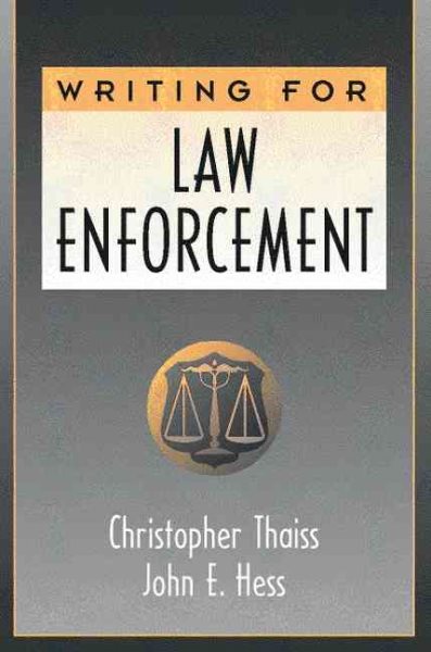 Writing for Law Enforcement cover