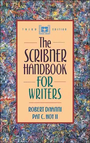 The Scribner Handbook for Writers (3rd Edition) cover