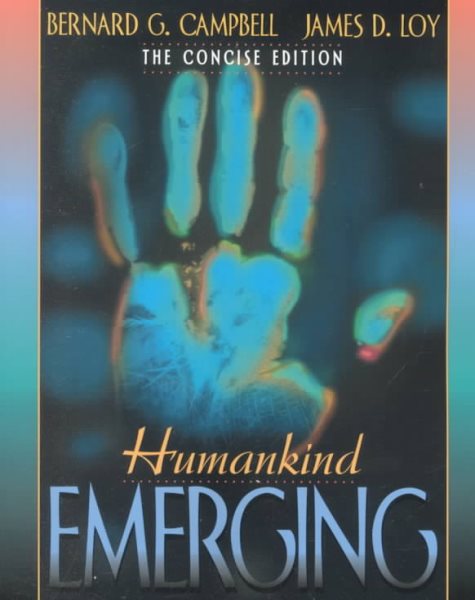 Humankind Emerging, The Concise Edition cover