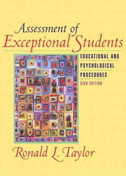 Assessment of Exceptional Students: Educational and Psychological Procedures (6th Edition) cover