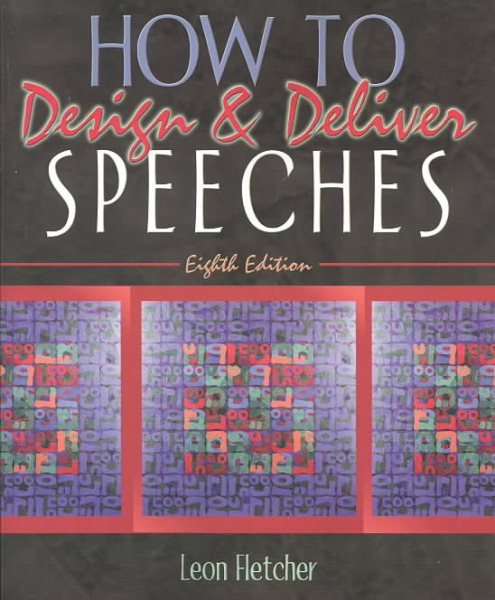 How to Design & Deliver Speeches (8th Edition) cover