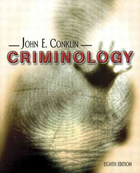 Criminology, Eighth Edition cover