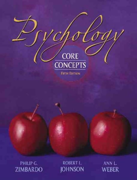 Psychology: Core Concepts (hardcover) (5th Edition) cover