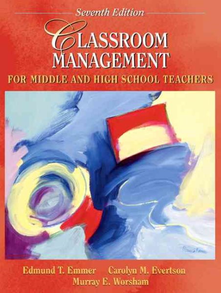 Classroom Management For Middle and High School Teachers cover