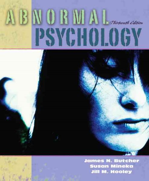 Abnormal Psychology (13th Edition) cover