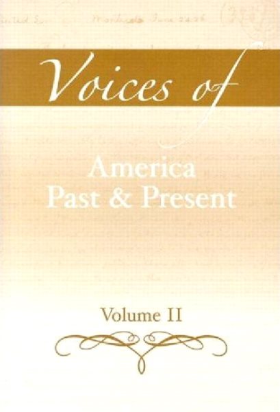 Voices of America Past and Present, Volume 2 cover