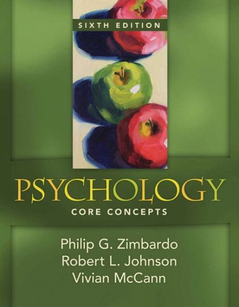 Psychology: Core Concepts (6th Edition) cover