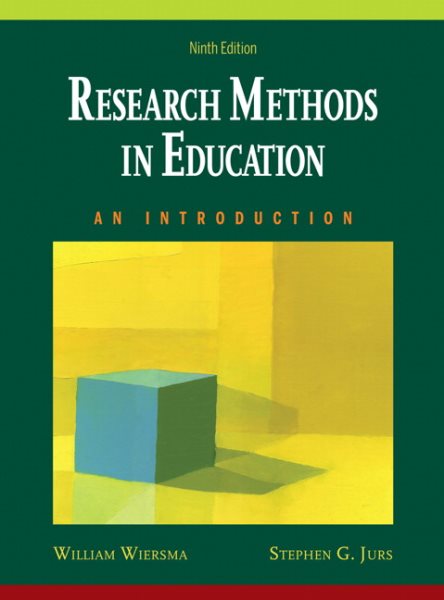 Research Methods in Education: An Introduction, 9th Edition (Paperback) cover