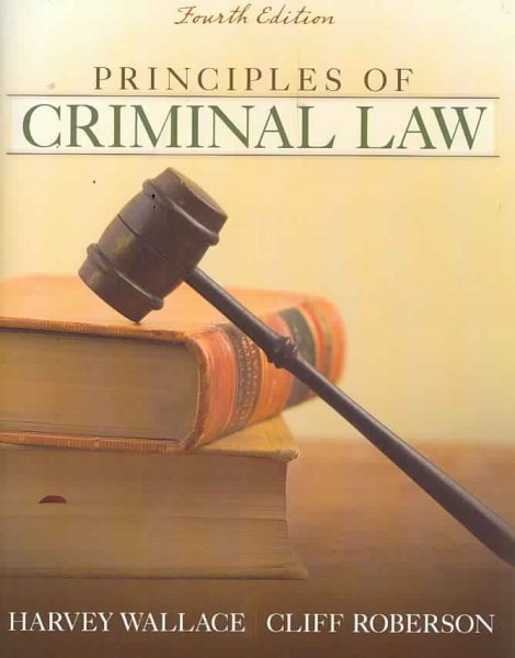 Principles of Criminal Law (4th Edition)