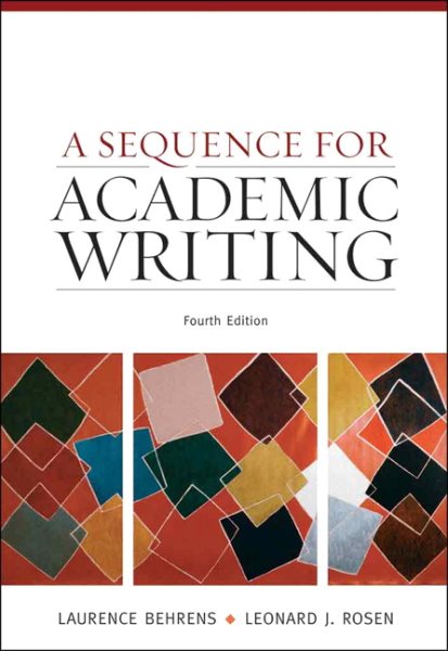 A Sequence for Academic Writing