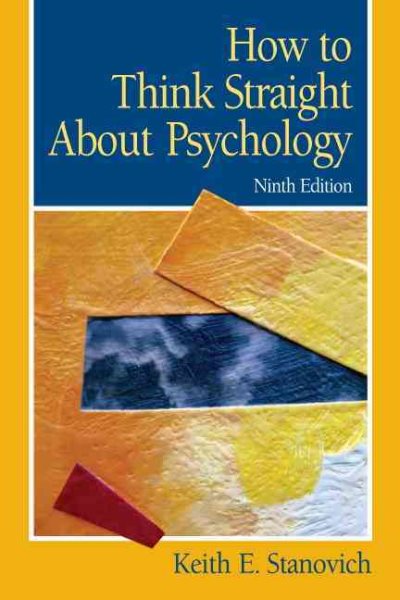How To Think Straight About Psychology (9th Edition) cover