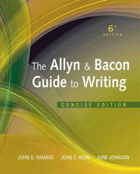 The Allyn & Bacon Guide to Writing cover