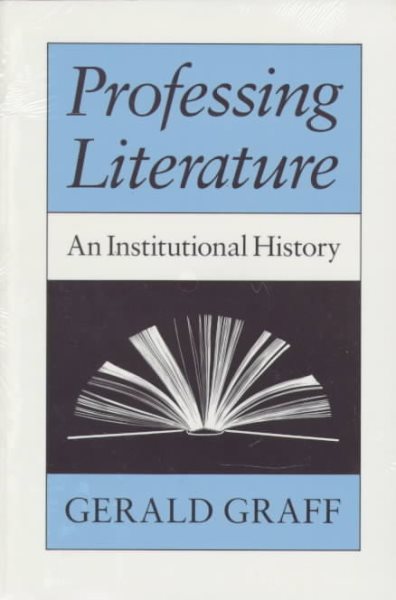 Professing Literature: An Institutional History cover