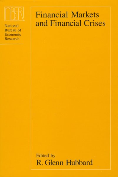 Financial Markets and Financial Crises (National Bureau of Economic Research Project Report) cover