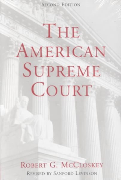 The American Supreme Court (The Chicago History of American Civilization) cover