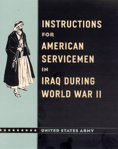 Instructions for American Servicemen in Iraq during World War II cover