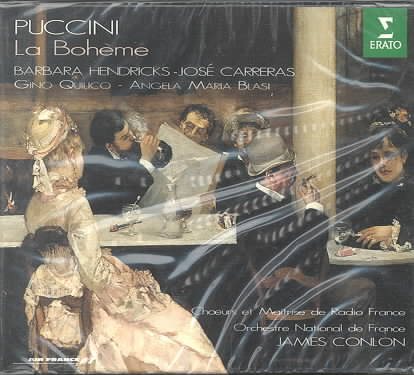 Puccini - La Bohème / Hendricks, Carreras, Quilico, Blasi, Cowan, Ellero D'Artegna; Conlon (1987  film)