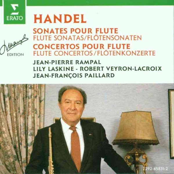 Handel: Flute Sonatas; Flute Concertos cover