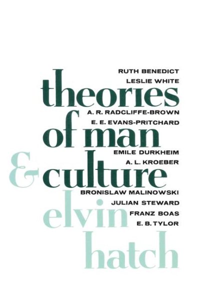 Theories of Man and Culture cover
