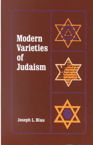 Modern Varieties of Judaism (American Lectures on the History of Religions) cover