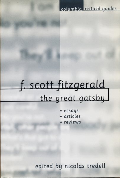 F. Scott Fitzgerald: The Great Gatsby cover