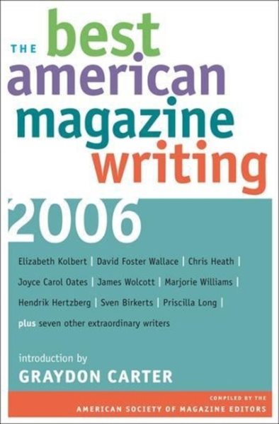 The Best American Magazine Writing 2006 cover