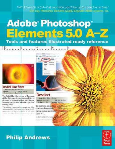 Adobe Photoshop Elements 5.0 A-Z: Tools and features illustrated ready reference cover