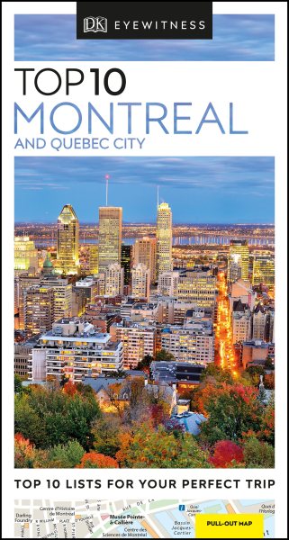 DK Eyewitness Top 10 Montreal and Quebec City (Pocket Travel Guide) cover