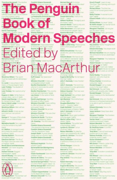 The Penguin Book of Modern Speeches cover